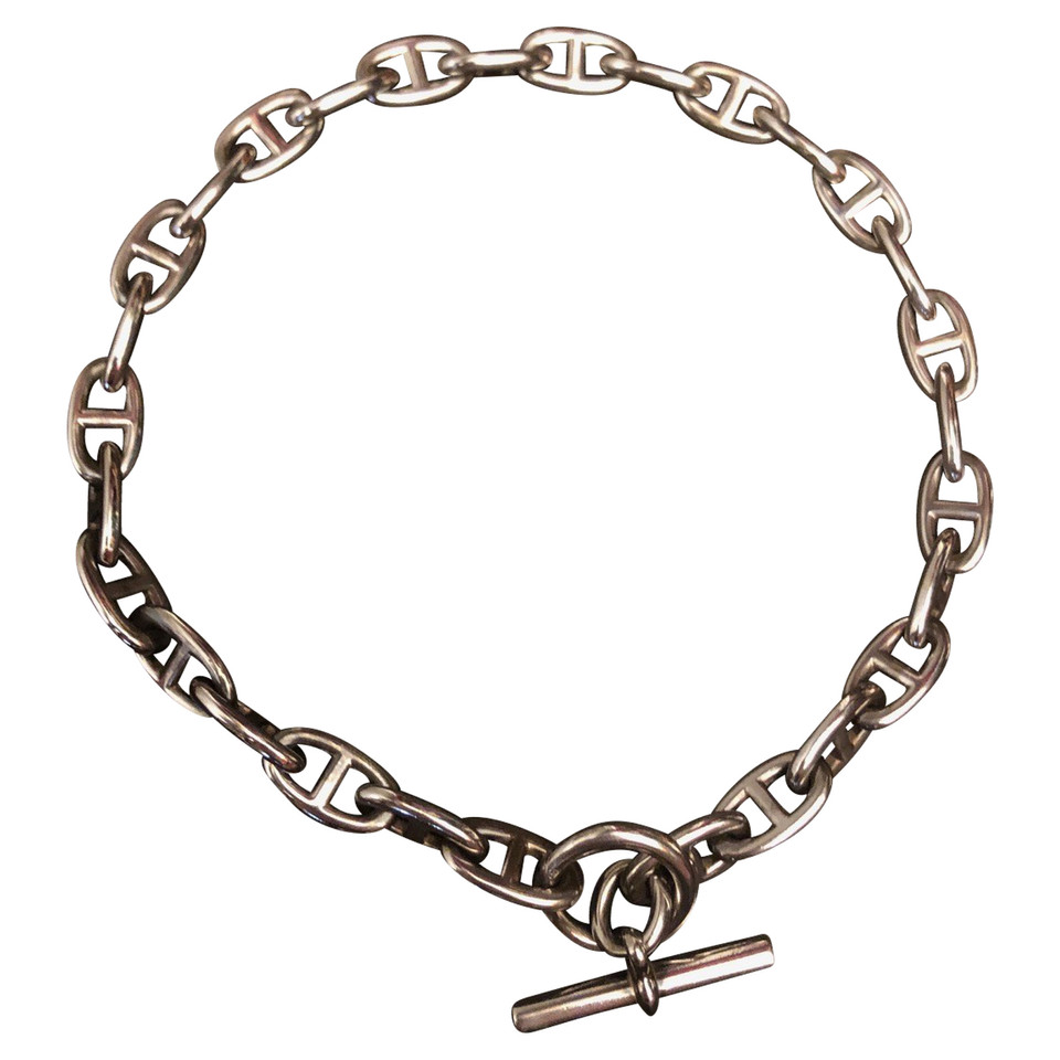 Hermès Chaine d'Ancre aus Silber in Silbern
