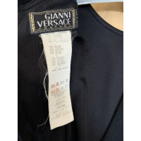 Gianni Versace Kleid aus Seide in Blau