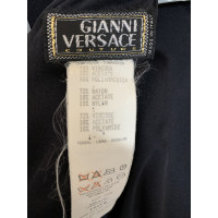 Gianni Versace Vestito in Seta in Blu