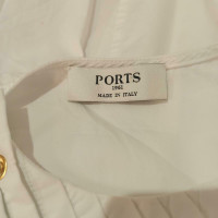 Ports 1961 Kleid aus Baumwolle in Weiß