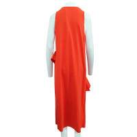 Msgm Kleid aus Baumwolle in Orange