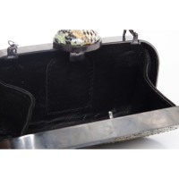 Maison Du Posh Clutch aus Leder