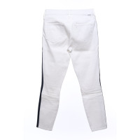 Mother Jeans en Coton en Blanc