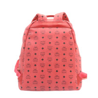 Mcm Rucksack aus Canvas in Fuchsia