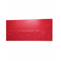 Calvin Klein Clutch Bag Leather in Red