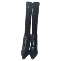 Jimmy Choo Black patent leather boots