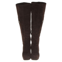 Luciano Padovan Suede boots in brown