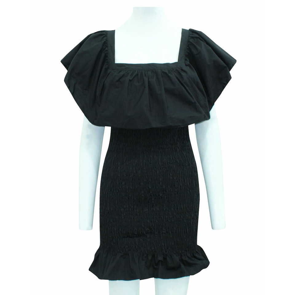 Solid & Striped Kleid aus Baumwolle in Schwarz