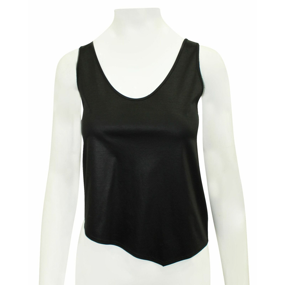 Helmut Lang Top Cotton in Black