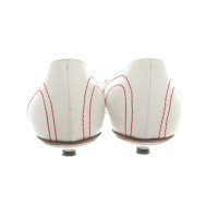 Anya Hindmarch Slippers/Ballerinas Leather in White