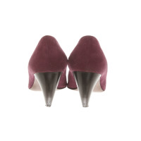 Walter Steiger Pumps/Peeptoes Suède in Violet