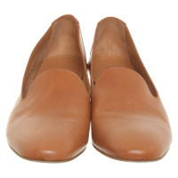Mansur Gavriel Slippers/Ballerinas Leather in Brown