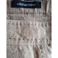 Elena Mirò Skirt Linen in Beige