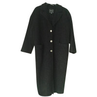 Versace Manteau / manteau laine en noir