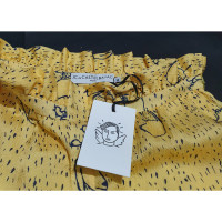 Jc De Castelbajac Skirt Silk in Yellow