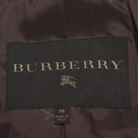 Burberry Giacca/Cappotto in Pelle in Marrone