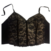 Christian Dior Black Lace Bustier