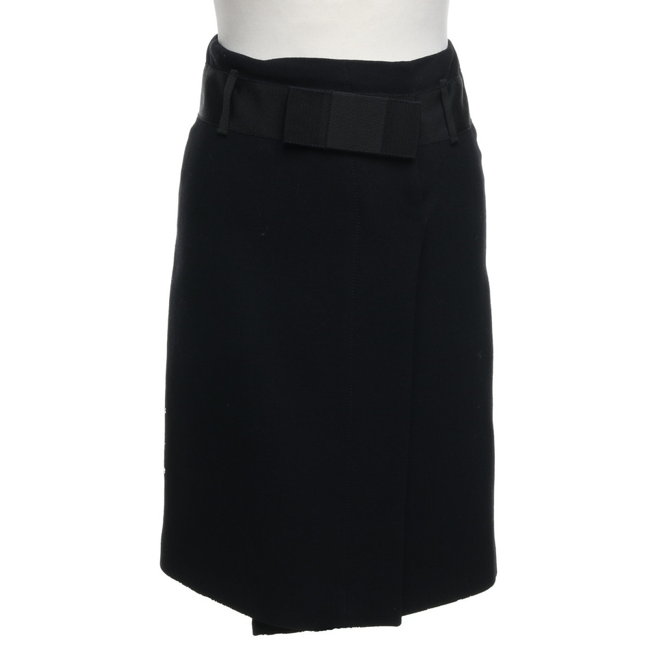 Prada Wrap skirt in black