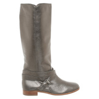 Marc By Marc Jacobs Stivali in Pelle in Grigio