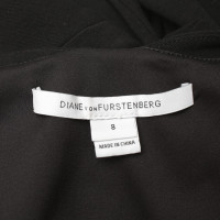 Diane Von Furstenberg Jersey-Kleid in Schwarz