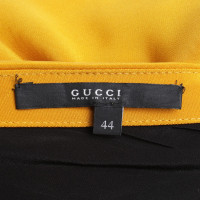 Gucci zijden jurk geel