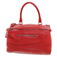 Givenchy Pandora Bag Medium in Pelle in Rosso