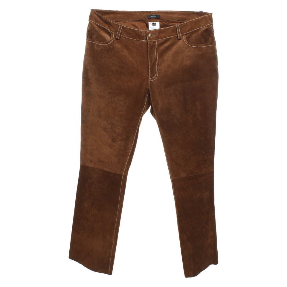 Riani Trousers Leather in Brown