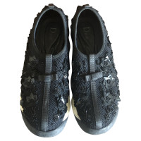 Christian Dior Sneakers aus Baumwolle in Schwarz