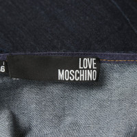 Moschino Kleid aus Jeansstoff in Blau