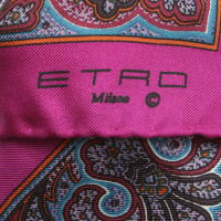 Etro Foulard en soie avec motif paisley