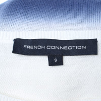 French Connection Top lavorato a maglia in bicolore