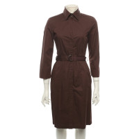 Hugo Boss Dress Cotton in Brown