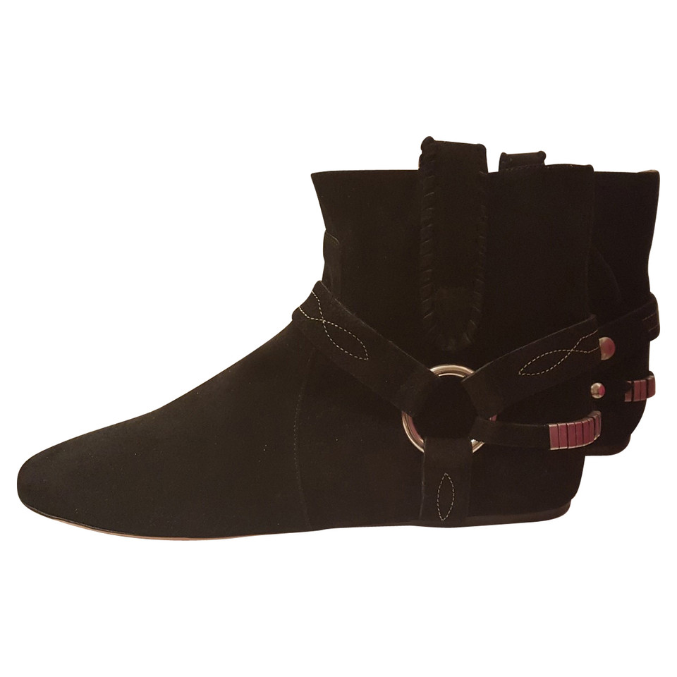 Isabel Marant Stiefeletten aus Wildleder in Schwarz 