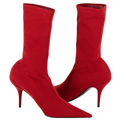 Balenciaga Ankle boots Jersey in Red