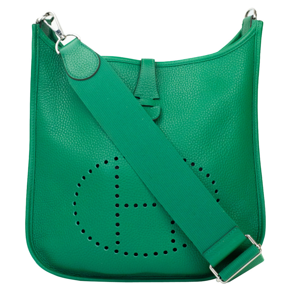 Hermès Evelyne aus Leder in Grün