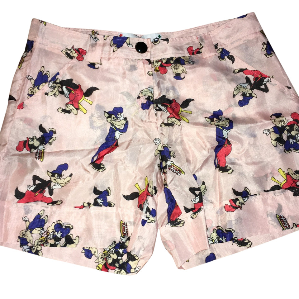 Jc De Castelbajac Silk Shorts