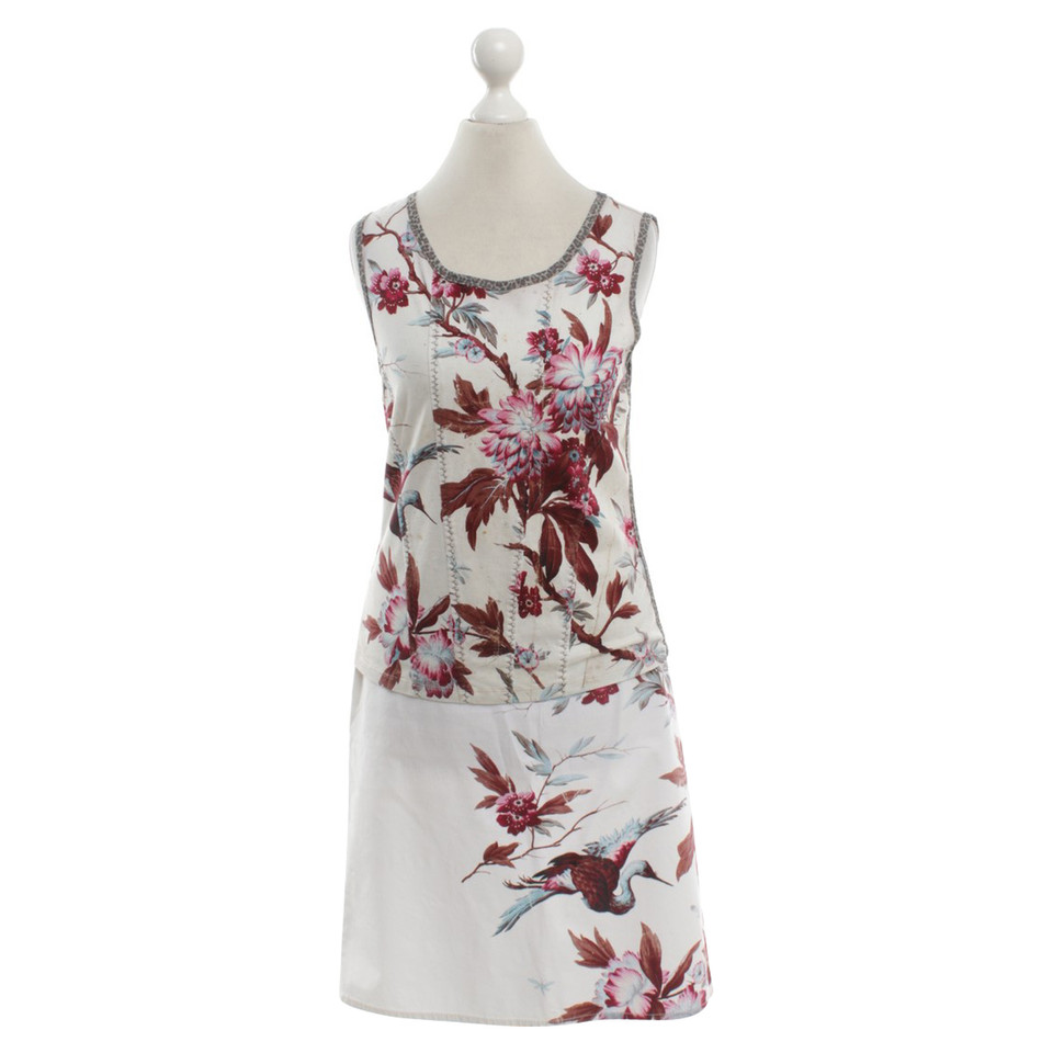 Marc Cain Two-piece dress with floral pattern