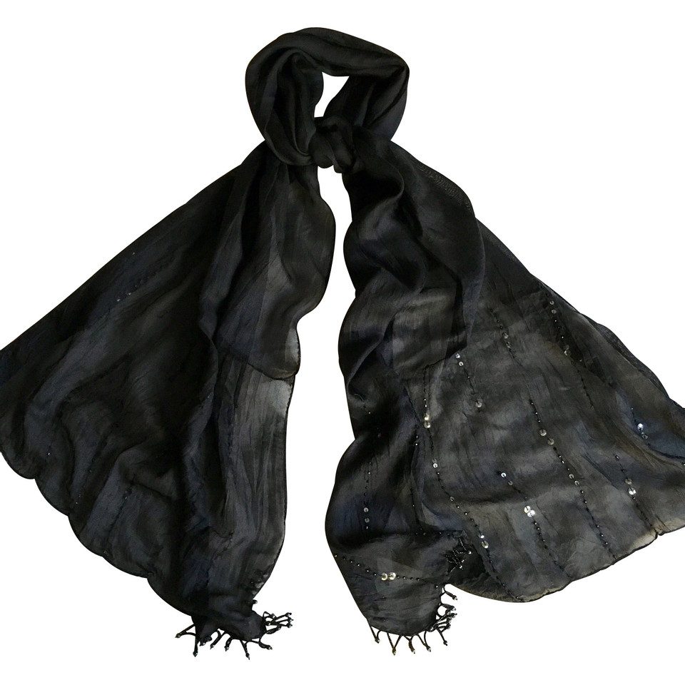 Balmain Silk scarf in black