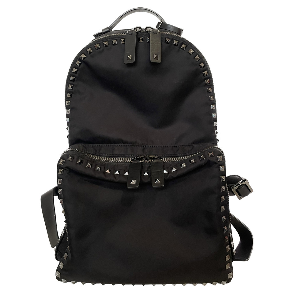 Valentino Garavani Rockstud Backpack in Black