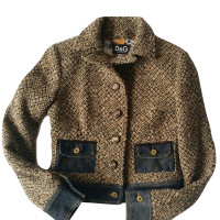 D&G Jacket/Coat Wool in Brown