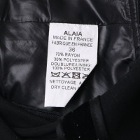 Alaïa Vestito di velluto nero