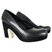 Cos Zwart Leren Heels