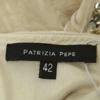 Patrizia Pepe Fluwelen jurk met pailletten versiering