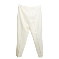 Escada pantaloni Capri in crema bianca