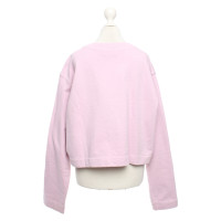 Acne Oberteil aus Baumwolle in Rosa / Pink