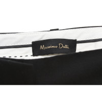 Massimo Dutti Hose aus Wolle in Schwarz