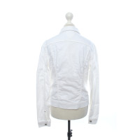 Tommy Hilfiger Giacca/Cappotto in Cotone in Bianco