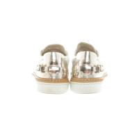 Agl Chaussons/Ballerines en Cuir en Blanc