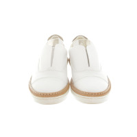 Agl Chaussons/Ballerines en Cuir en Blanc