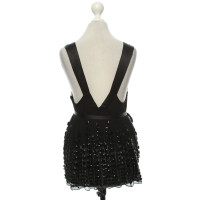 Costume National Top en Soie en Noir